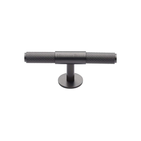 Heritage Brass Cabinet Hardware Matt Bronze / Cabinet Knobs / 90mm Dia. Heritage Brass - Cabinet Knob Knurled Fountain Design 90mm Matt Bronze Finish