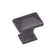 Heritage Brass Cabinet Hardware Matt Black / Cabinet Knobs / 35mm Dia. Heritage Brass - Cabinet Knob Pyramid Design 35mm Matt Black Finish
