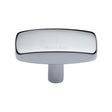 Heritage Brass Cabinet Hardware Polished Chrome / Cabinet Knobs / 47mm Dia. Heritage Brass - Cabinet Knob Rectangular Design 47mm Polished Chrome Finish