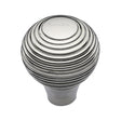 Heritage Brass Cabinet Hardware Polished Nickel / Cabinet Knobs / 38mm Dia. Heritage Brass - Cabinet Knob Reeded Design 38mm Polished Nickel Finish