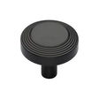 Heritage Brass Cabinet Hardware Matt Bronze / Cabinet Knobs / 32mm Dia. Heritage Brass - Cabinet Knob Ridge Design 32mm Matt Bronze Finish