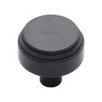 Heritage Brass Cabinet Hardware Matt Black / Cabinet Knobs / 32mm Dia. Heritage Brass - Cabinet Knob Round Deco Design 32mm Matt Black Finish