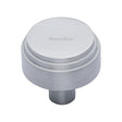 Heritage Brass Cabinet Hardware Satin Chrome / Cabinet Knobs / 32mm Dia. Heritage Brass - Cabinet Knob Round Deco Design 32mm Satin Chrome Finish