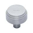Heritage Brass Cabinet Hardware Satin Chrome / Cabinet Knobs / 38mm Dia. Heritage Brass - Cabinet Knob Round Deco Design 38mm Satin Chrome Finish