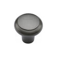 Heritage Brass Cabinet Hardware Matt Bronze / Cabinet Knobs / 32mm Dia. Heritage Brass - Cabinet Knob Round Edge Design 32mm Matt Bronze Finish