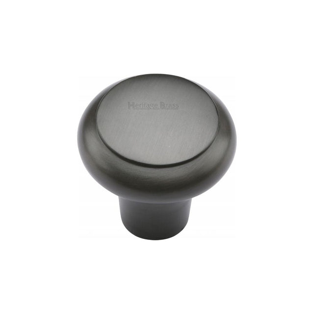 Heritage Brass Cabinet Hardware Matt Bronze / Cabinet Knobs / 32mm Dia. Heritage Brass - Cabinet Knob Round Edge Design 32mm Matt Bronze Finish