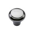Heritage Brass Cabinet Hardware Polished Chrome / Cabinet Knobs / 32mm Dia. Heritage Brass - Cabinet Knob Round Edge Design 32mm Polished Chrome Finish