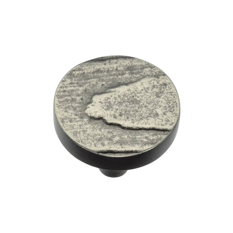 Heritage Brass Cabinet Hardware Aged Nickel / Cabinet Knobs / 32mm Dia. Heritage Brass - Cabinet Knob Round Pine Design 32mm Aged Nickel Finish