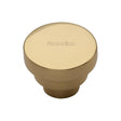 Heritage Brass Cabinet Hardware Polished Brass / Cabinet Knobs / 32mm Dia. Heritage Brass - Cabinet Knob Round Stepped Design 32mm Polished Brass Finish