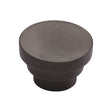 Heritage Brass Cabinet Hardware Matt Bronze / Cabinet Knobs / 38mm Dia. Heritage Brass - Cabinet Knob Round Stepped Design 38mm Matt Bronze Finish