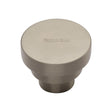 Heritage Brass Cabinet Hardware Satin Nickel / Cabinet Knobs / 38mm Dia. Heritage Brass - Cabinet Knob Round Stepped Design 38mm Satin Nickel Finish