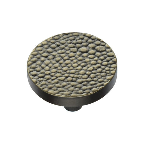 Heritage Brass Cabinet Hardware Aged Brass / Cabinet Knobs / 38mm Dia. Heritage Brass - Cabinet Knob Round Stingray Design 38mm Aged Brass Finish