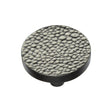 Heritage Brass Cabinet Hardware Aged Nickel / Cabinet Knobs / 38mm Dia. Heritage Brass - Cabinet Knob Round Stingray Design 38mm Aged Nickel Finish