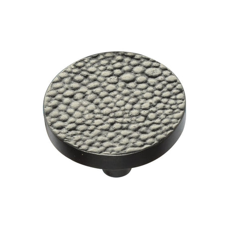 Heritage Brass Cabinet Hardware Aged Nickel / Cabinet Knobs / 38mm Dia. Heritage Brass - Cabinet Knob Round Stingray Design 38mm Aged Nickel Finish