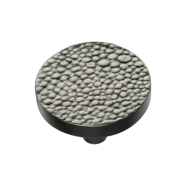 Heritage Brass Cabinet Hardware Aged Nickel / Cabinet Knobs / 38mm Dia. Heritage Brass - Cabinet Knob Round Stingray Design 38mm Aged Nickel Finish