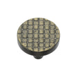 Heritage Brass Cabinet Hardware Aged Brass / Cabinet Knobs / 32mm Dia. Heritage Brass - Cabinet Knob Round Weave Design 32mm Aged Brass Finish