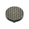 Heritage Brass Cabinet Hardware Aged Brass / Cabinet Knobs / 38mm Dia. Heritage Brass - Cabinet Knob Round Weave Design 38mm Aged Brass Finish