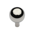 Heritage Brass Cabinet Hardware Polished Nickel / Cabinet Knobs / 22mm Dia. Heritage Brass - Cabinet Knob Sphere Design 22mm Polished Nickel Finish