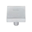 Heritage Brass Cabinet Hardware Satin Chrome / Cabinet Knobs / 32mm Dia. Heritage Brass - Cabinet Knob Square Design 32mm Satin Chrome Finish