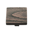 Heritage Brass Cabinet Hardware Aged Copper / Cabinet Knobs / 38mm Dia. Heritage Brass - Cabinet Knob Square Pine Design 38mm Aged Copper Finish