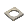 Heritage Brass Cabinet Hardware Antique Brass / Cabinet Knobs / 40mm Dia. Heritage Brass - Cabinet Knob Square Ring Design 40mm Antique Brass Finish