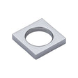 Heritage Brass Cabinet Hardware Polished Chrome / Cabinet Knobs / 40mm Dia. Heritage Brass - Cabinet Knob Square Ring Design 40mm Polished Chrome Finish