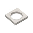 Heritage Brass Cabinet Hardware Satin Nickel / Cabinet Knobs / 40mm Dia. Heritage Brass - Cabinet Knob Square Ring Design 40mm Satin Nickel Finish