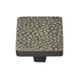 Heritage Brass Cabinet Hardware Aged Brass / Cabinet Knobs / 32mm Dia. Heritage Brass - Cabinet Knob Square Stingray Design 32mm Aged Brass Finish