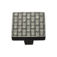 Heritage Brass Cabinet Hardware Aged Nickel / Cabinet Knobs / 32mm Dia. Heritage Brass - Cabinet Knob Square Weave Design 32mm Aged Nickel Finish