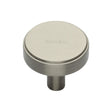 Heritage Brass Cabinet Hardware Satin Nickel / Cabinet Knobs / 32mm Dia. Heritage Brass - Cabinet Knob Stepped Disc Design 32mm Satin Nickel Finish