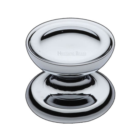 Heritage Brass Cabinet Hardware Polished Chrome / Cabinet Knobs / 38mm Dia. Heritage Brass - Cabinet Knob Surrey Design 38mm Polished Chrome Finish