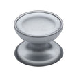 Heritage Brass Cabinet Hardware Satin Chrome / Cabinet Knobs / 38mm Dia. Heritage Brass - Cabinet Knob Surrey Design 38mm Satin Chrome Finish