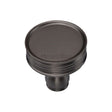 Heritage Brass Cabinet Hardware Matt Bronze / Cabinet Knobs / 32mm Dia. Heritage Brass - Cabinet Knob Venetian Design 32mm Matt Bronze Finish