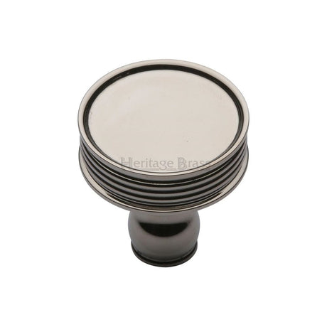 Heritage Brass Cabinet Hardware Polished Nickel / Cabinet Knobs / 32mm Dia. Heritage Brass - Cabinet Knob Venetian Design 32mm Polished Nickel Finish