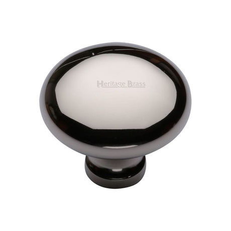 Heritage Brass Cabinet Hardware Polished Nickel / Cabinet Knobs / 38mm Dia. Heritage Brass - Cabinet Knob Victorian Round Design 38mm Polished Nickel Finish