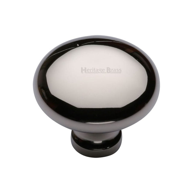 Heritage Brass Cabinet Hardware Polished Nickel / Cabinet Knobs / 38mm Dia. Heritage Brass - Cabinet Knob Victorian Round Design 38mm Polished Nickel Finish