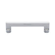 Heritage Brass Cabinet Hardware Satin Chrome / Cabinet Pull Handles / 128mm c/c Heritage Brass - Cabinet Pull Apollo Design 128mm CTC Satin Chrome Finish