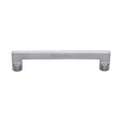 Heritage Brass Cabinet Hardware Satin Chrome / Cabinet Pull Handles / 160mm c/c Heritage Brass - Cabinet Pull Apollo Design 160mm CTC Satin Chrome Finish