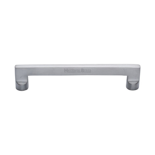 Heritage Brass Cabinet Hardware Satin Chrome / Cabinet Pull Handles / 160mm c/c Heritage Brass - Cabinet Pull Apollo Design 160mm CTC Satin Chrome Finish