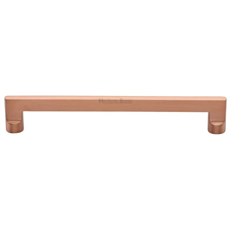 Heritage Brass Cabinet Hardware Satin Rose Gold / Cabinet Pull Handles / 256mm c/c Heritage Brass - Cabinet Pull Apollo Design 256mm CTC Satin Rose Gold Finish