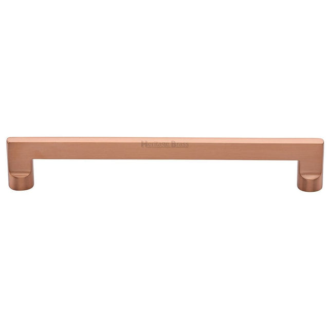 Heritage Brass Cabinet Hardware Satin Rose Gold / Cabinet Pull Handles / 256mm c/c Heritage Brass - Cabinet Pull Apollo Design 256mm CTC Satin Rose Gold Finish