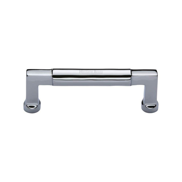 Heritage Brass Cabinet Hardware Polished Chrome / Cabinet Pull Handles / 101mm c/c Heritage Brass - Cabinet Pull Bauhaus Design 101mm CTC Polished Chrome Finish