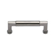 Heritage Brass Cabinet Hardware Polished Nickel / Cabinet Pull Handles / 101mm c/c Heritage Brass - Cabinet Pull Bauhaus Design 101mm CTC Polished Nickel Finish