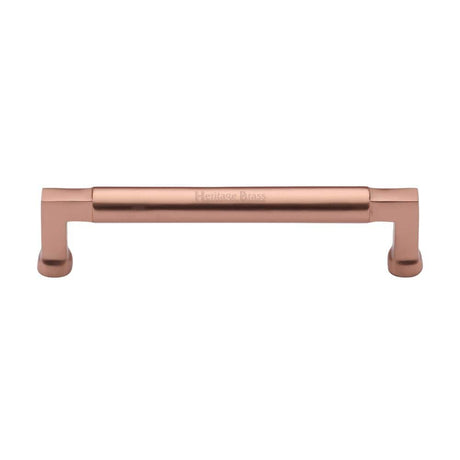 Heritage Brass Cabinet Hardware Satin Rose Gold / Cabinet Pull Handles / 160mm c/c Heritage Brass - Cabinet Pull Bauhaus Design 160mm CTC Satin Rose Gold Finish