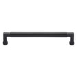 Heritage Brass Cabinet Hardware Matt Black / Cabinet Pull Handles / 203mm c/c Heritage Brass - Cabinet Pull Bauhaus Design 203mm CTC Matt Black Finish