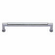 Heritage Brass Cabinet Hardware Polished Chrome / Cabinet Pull Handles / 203mm c/c Heritage Brass - Cabinet Pull Bauhaus Design 203mm CTC Polished Chrome Finish