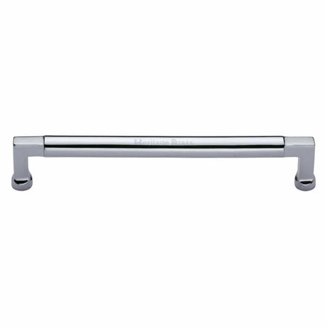 Heritage Brass Cabinet Hardware Polished Chrome / Cabinet Pull Handles / 203mm c/c Heritage Brass - Cabinet Pull Bauhaus Design 203mm CTC Polished Chrome Finish