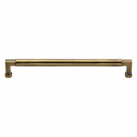 Heritage Brass Cabinet Hardware Antique Brass / Cabinet Pull Handles / 254mm c/c Heritage Brass - Cabinet Pull Bauhaus Design 254mm CTC Antique Brass Finish