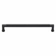 Heritage Brass Cabinet Hardware Matt Black / Cabinet Pull Handles / 254mm c/c Heritage Brass - Cabinet Pull Bauhaus Design 254mm CTC Matt Black Finish