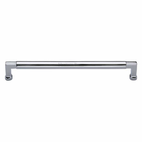 Heritage Brass Cabinet Hardware Polished Chrome / Cabinet Pull Handles / 254mm c/c Heritage Brass - Cabinet Pull Bauhaus Design 254mm CTC Polished Chrome Finish